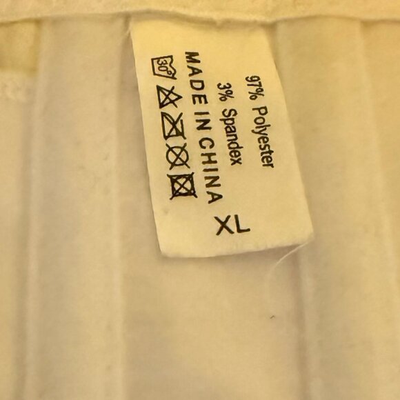 Yellow Ruffled Eyelet Lace-Up Corset - Picture 5 of 5